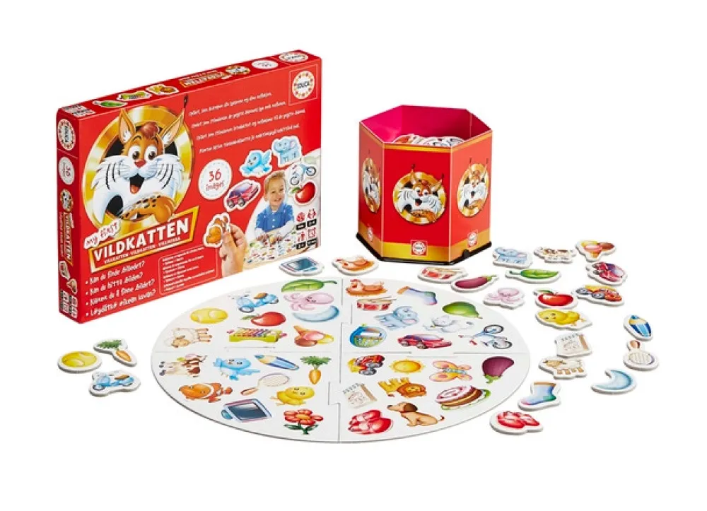 VILDKATTEN My First- Bingo & Huskespil