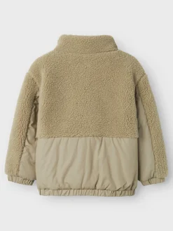 Lil' Atelier Nalo ls løs jakke solid - LAUREL OAK- Overgangsjakker
