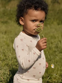 Lil' Atelier Nalu Uld Langærmet Body - Turtledove- Uldbodyer