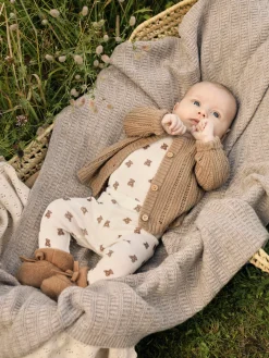 Lil' Atelier Nalu Uld Leggings - Turtledove- Uldunderdele