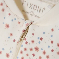 Fixoni Natdragt med lynlås og fod - Misty Rose- Natdragter|Heldragter M. Fod