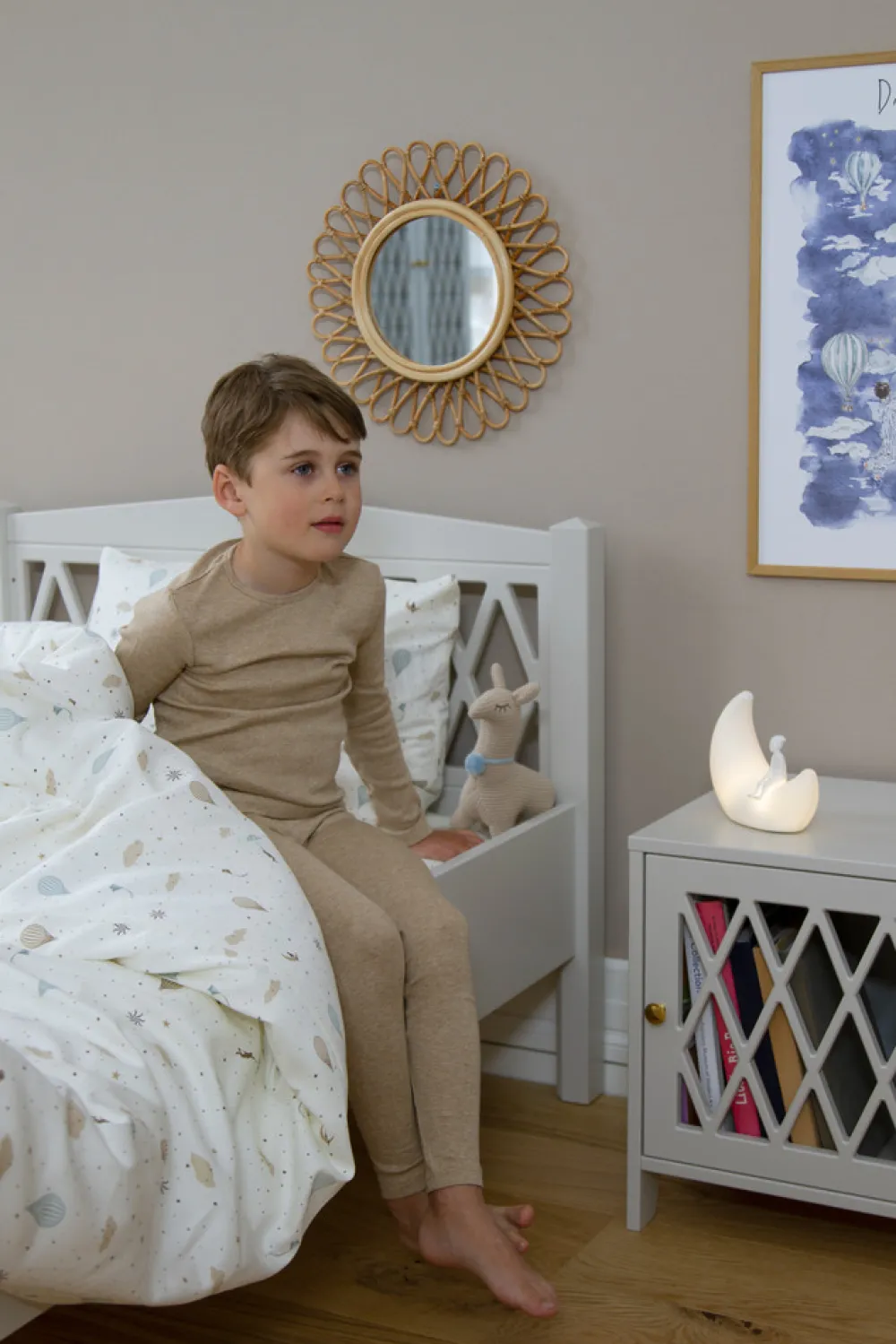 Cam Cam Copenhagen Natlampe, Off white-Børn Lamper