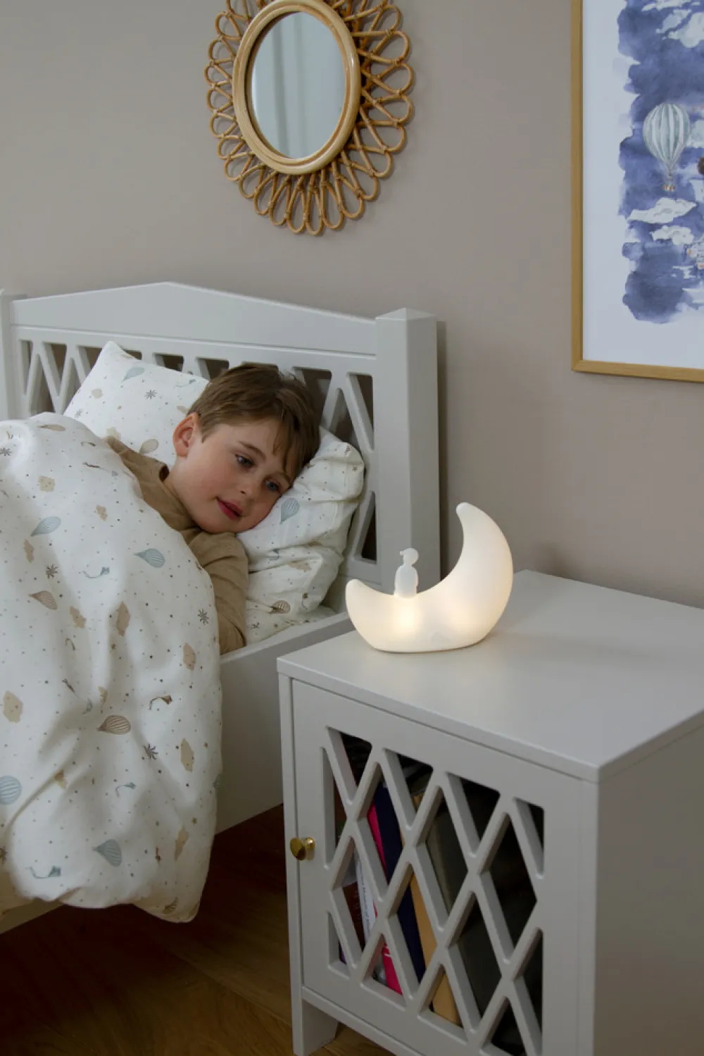 Cam Cam Copenhagen Natlampe, Off white-Børn Lamper