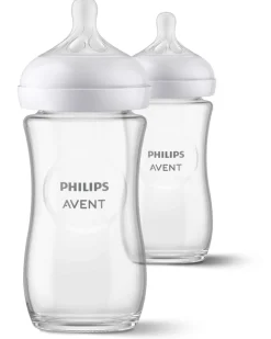 Philips Avent Natural Response Sutteflaske 3.0 Glas, 240 ml. 1 stk- Sutteflasker