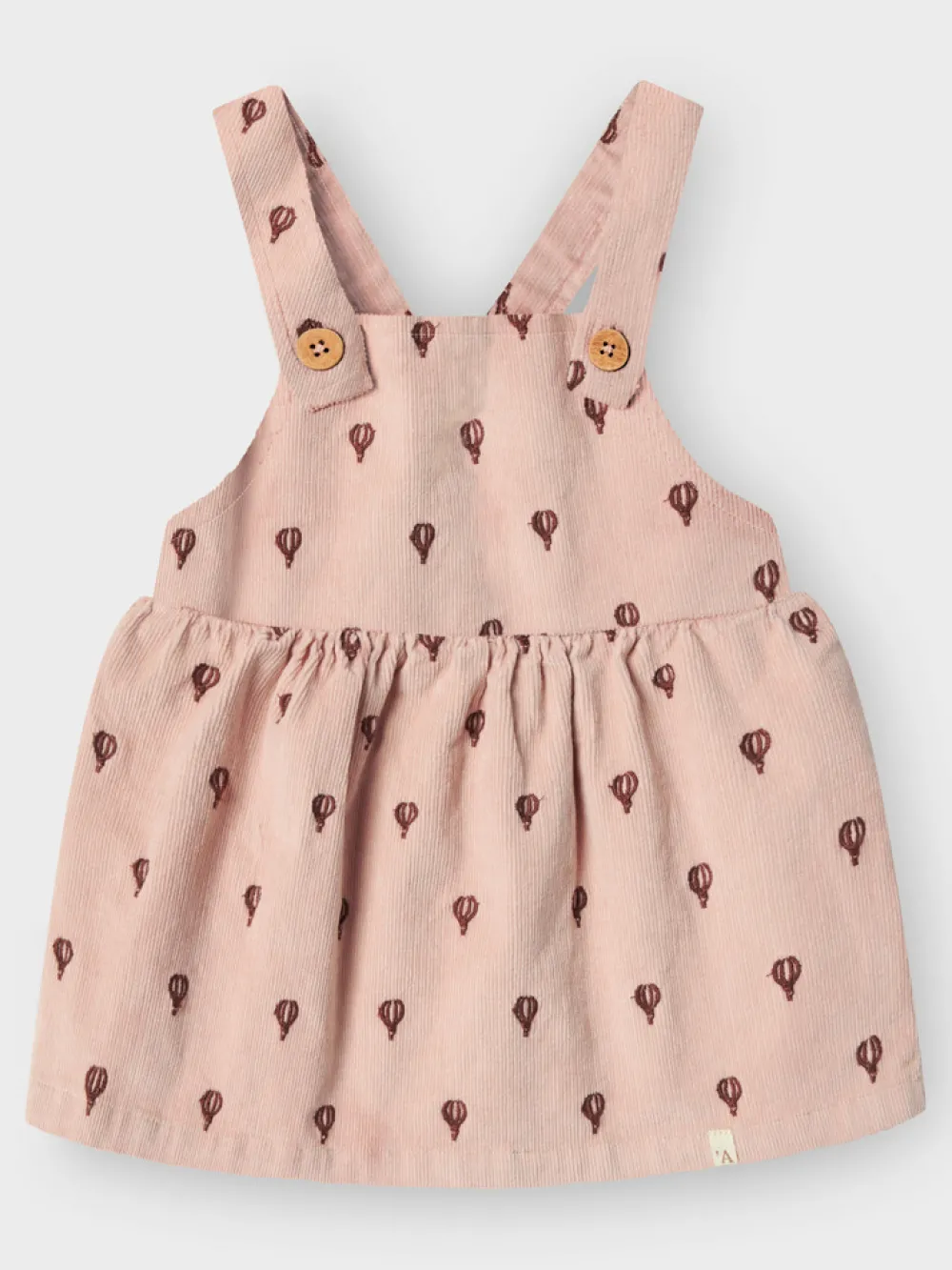 Lil' Atelier Nelly Cord Skirtall - Cameo Rose- Kjoler