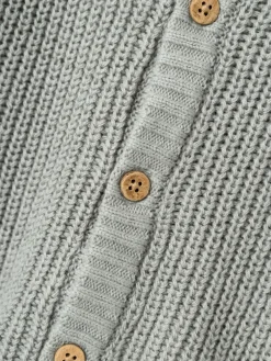 Lil' Atelier Nemlen langærmet strik - LIMESTONE- Cardigans, Veste & Trøjer