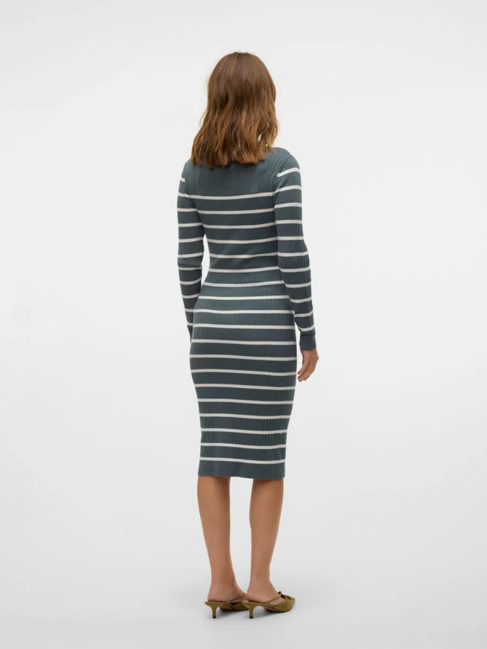 MamaLicious Newsiv june langærmet strik kjole - STORMY WEATHER- Kjoler/Nederdele