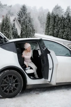 AXKID Nextkid - Granite Melange- Autostole 100-150 Cm (4-12 År)