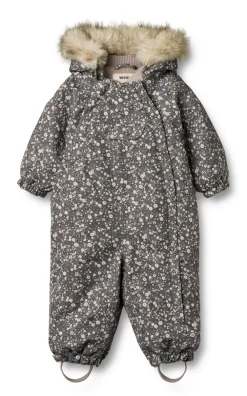 Wheat Nickie Flyverdragt - Black sea open flowers- Flyverdragter