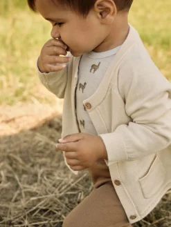 Lil' Atelier Noel Nor Uld Langærmet Body - Gray Dawn- Uldbodyer