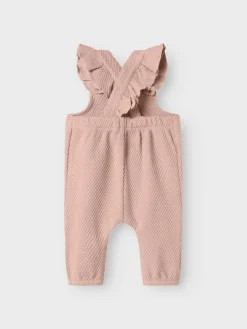 Lil' Atelier Noella Sweat Overall - Cameo Rose- Smækbukser & Buksedragter