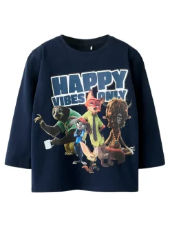 NAME IT Nomal Zootropolis Trøje - Navy Blazer- Licens|Bluser