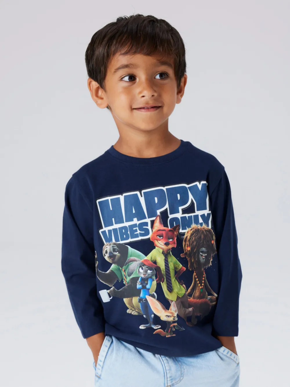 NAME IT Nomal Zootropolis Trøje - Navy Blazer- Licens|Bluser