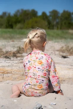 Filibabba Nor - UV-bluse LS - LYSERØD- Badeshorts & Bluser