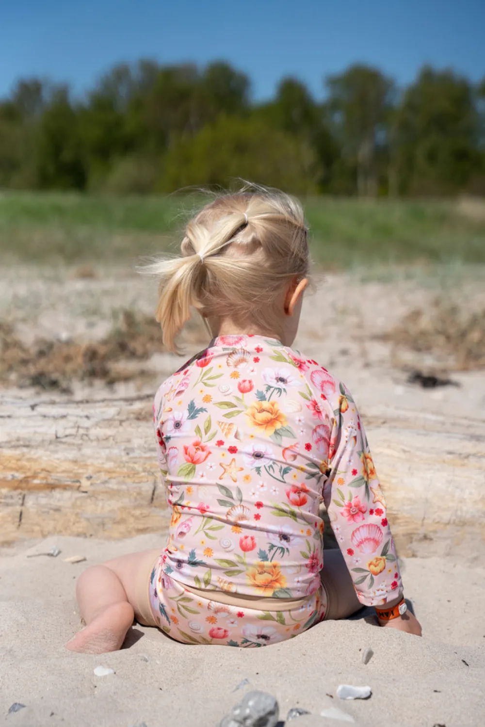 Filibabba Nor - UV-bluse LS - LYSERØD- Badeshorts & Bluser