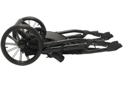 BASSON Nordic Lux - Dusty Black- Barnevogne Med Langt Liggemål