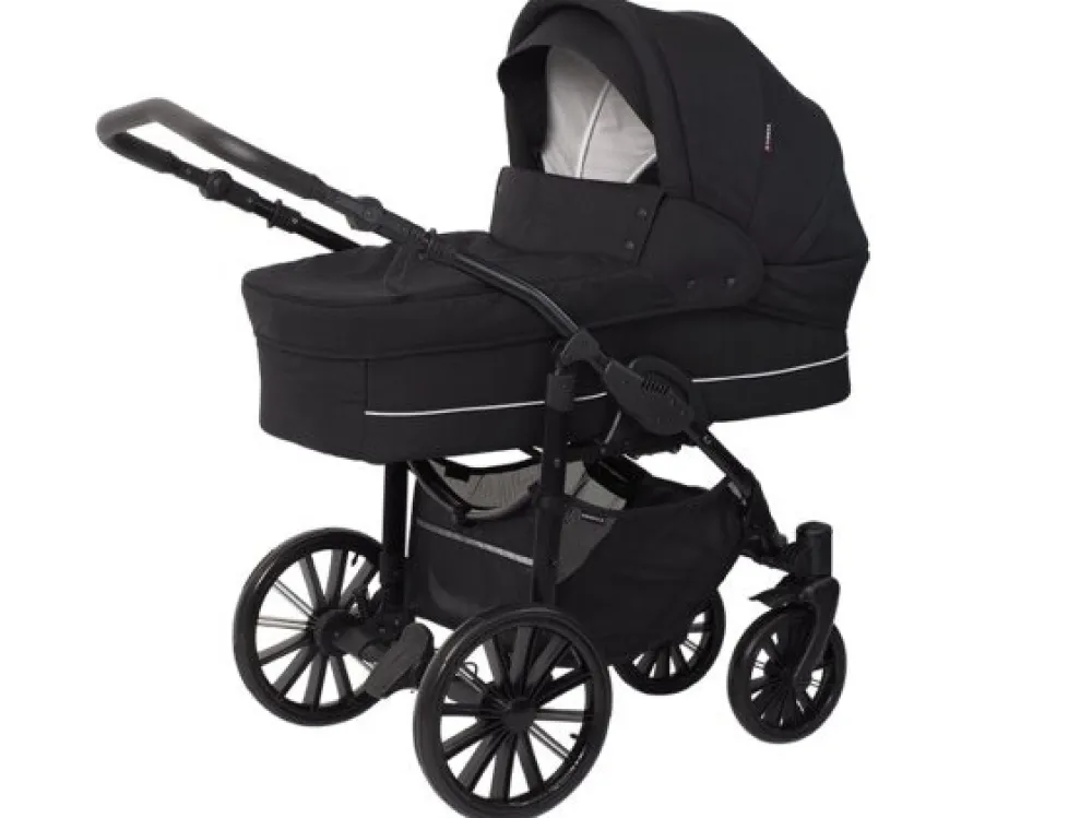 BASSON / Neonate Nordic Lux barnevogn - Dusty black inkl. Neonate BC-6900D- Barnevognspakker