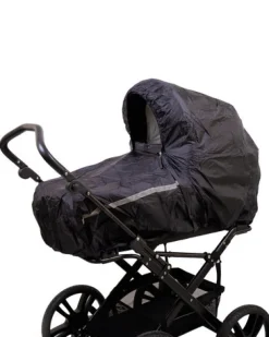 BASSON / Scandia Nordic Lux inkl. regnslag og kopholder - Dark grey melange- Barnevognspakker