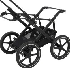 Odder North - sort- Barnevogne Med Langt Liggemål