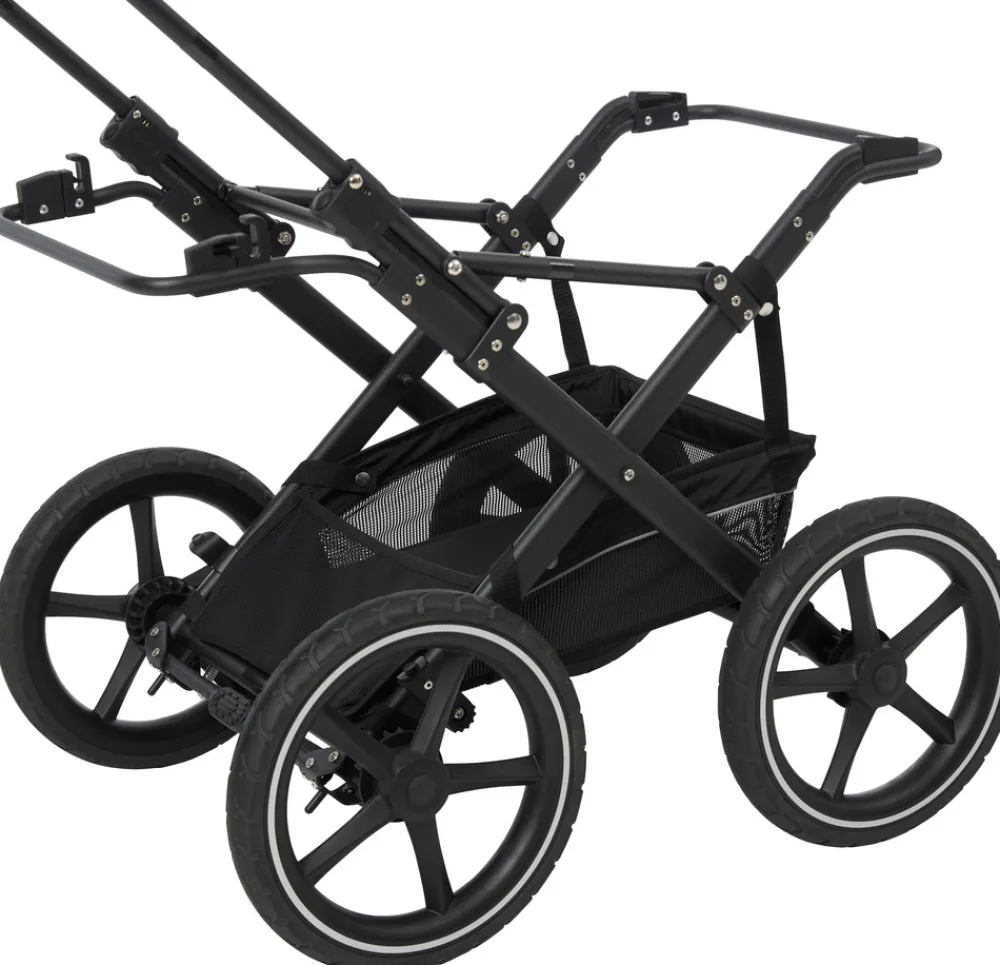 Odder North - sort- Barnevogne Med Langt Liggemål