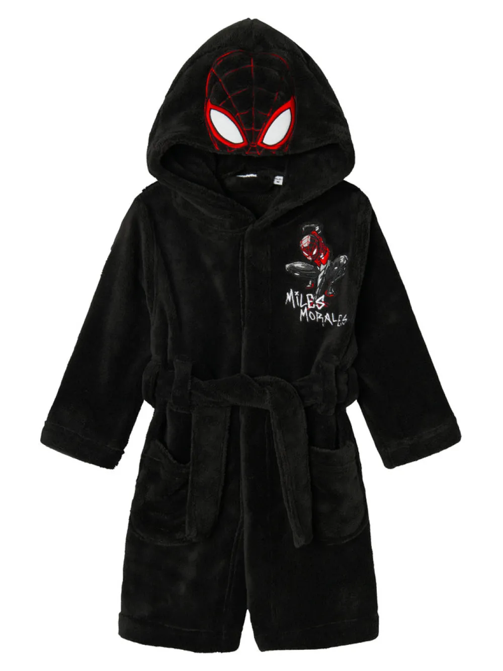 NAME IT Nothello Spiderman badekåbe - Black 92-Børn Badekåber & Håndklæder|Licens