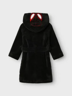 NAME IT Nothello Spiderman badekåbe - Black 92-Børn Badekåber & Håndklæder|Licens