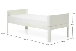 FLEXA Nova juniorseng, creme-Børn Juniorsenge