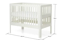 FLEXA Nova tremmeseng, cream-Børn Tremmesenge