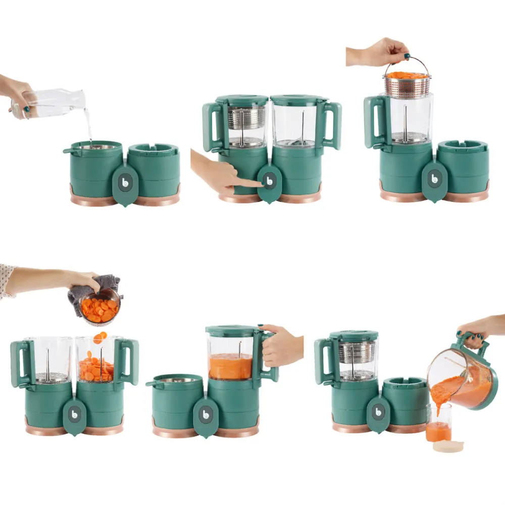 Babymoov Nutribaby Glass- Tilberedning & Rengøring