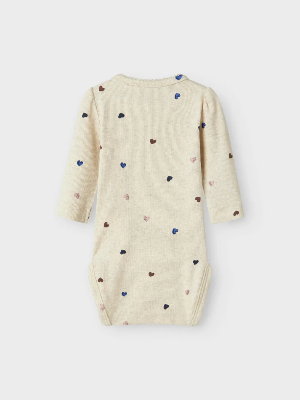 NAME IT Nutti Langærmet Body - PEYOTE MEL- Bodystocking Langærmet