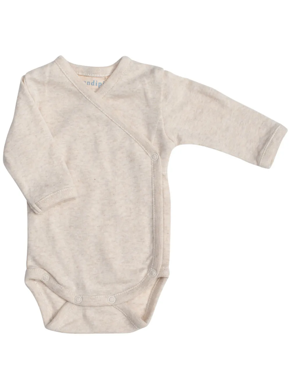 Serendipity Organics Nyfødt Slå-om Body - SHELL- Bodystocking M. Skrålukning|Bodystocking Langærmet