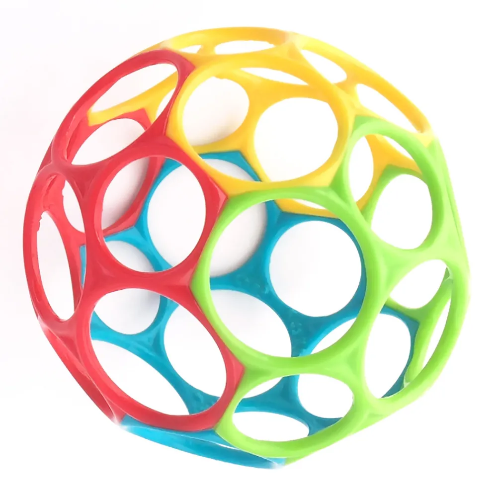 Oball Classic bold - rød, blå, grøn og gul- Sansebolde