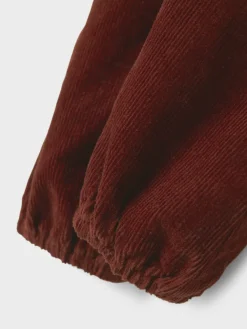 Lil' Atelier Obert Cord Smækbukser - Hot Chocolate- Smækbukser & Buksedragter