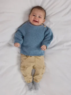 NAME IT Offe Striktrøje - Flint Stone- Cardigans, Veste & Trøjer