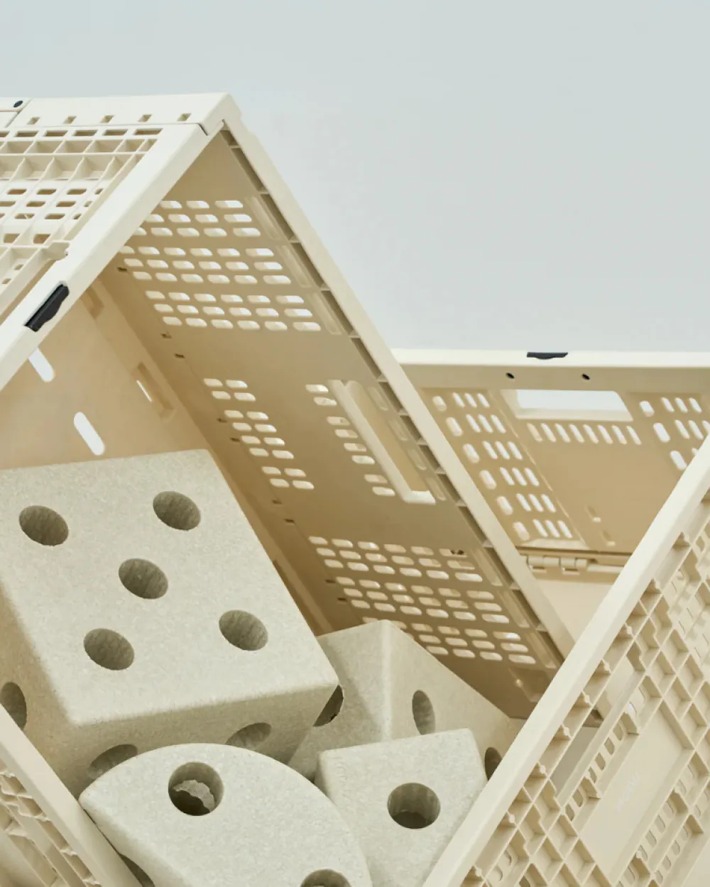 MODU Opbevaringskasse - Sand Grey- Tumlemøbler