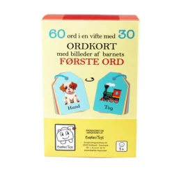 Barbo Toys Ordkort - Mine Først Ord- Aktivitets- & Malebøger