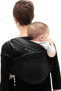 Love Radius By Je Porte mon Bebé Original Strækvikle / Vikle - Black/Black- Bæreseler & Vikler