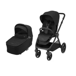 Maxi-Cosi Oxford plus - twillic black- Kombivogne Med Flade Sæder