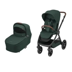 Maxi-Cosi Oxford plus - twillic green- Kombivogne Med Flade Sæder