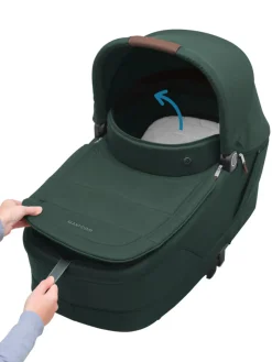 Maxi-Cosi Oxford plus - twillic green- Kombivogne Med Flade Sæder