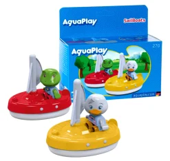 Aquaplay 2-Pack Sejlbåde med Figurer- Badelegetøj