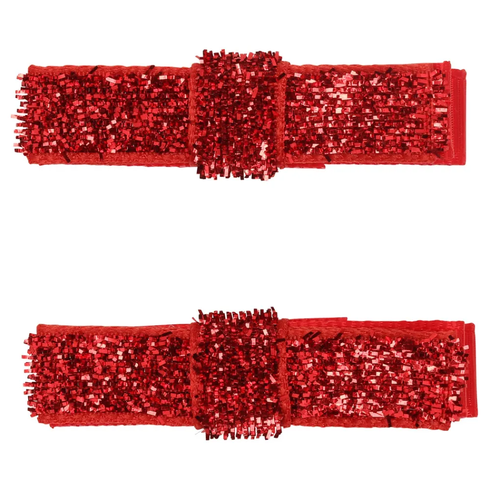 Jocko 2-pak hårspænde - RØD- Juletøj|Festtøj & Tilbehør