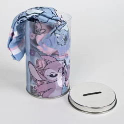 YM-EYEWEAR 4-pak strømper i sparegris - Stitch - LBLÅ/LRØD- Strømper|Multipack