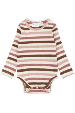 The New Siblings Pama Rib Body langærmet - WITHERED R- Bodystocking Langærmet