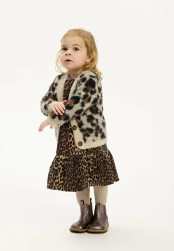 The New Siblings Pamela Jacquard Cardigan - FEATHEGRAY- Cardigans, Veste & Trøjer