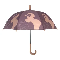 Follow the duck Paraply med elefantprint blush rose- Regntøj