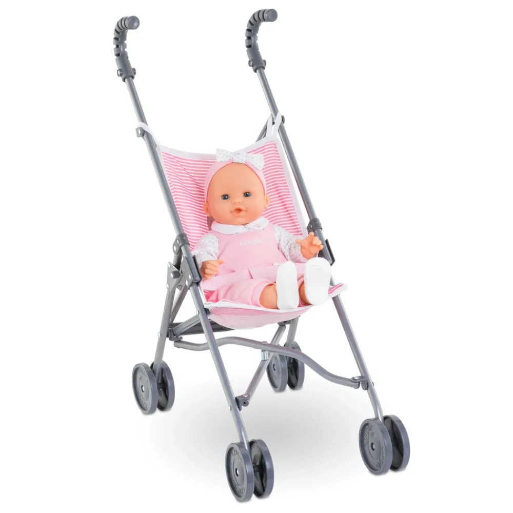COROLLE Paraplyklapvogn, Rosa- Dukkevogne & Senge