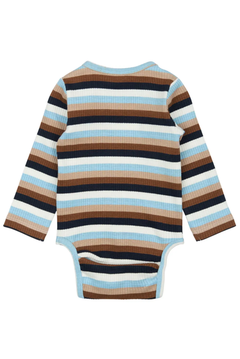 The New Siblings Park Rib Body langærmet - POWDERBLUE- Bodystocking Langærmet