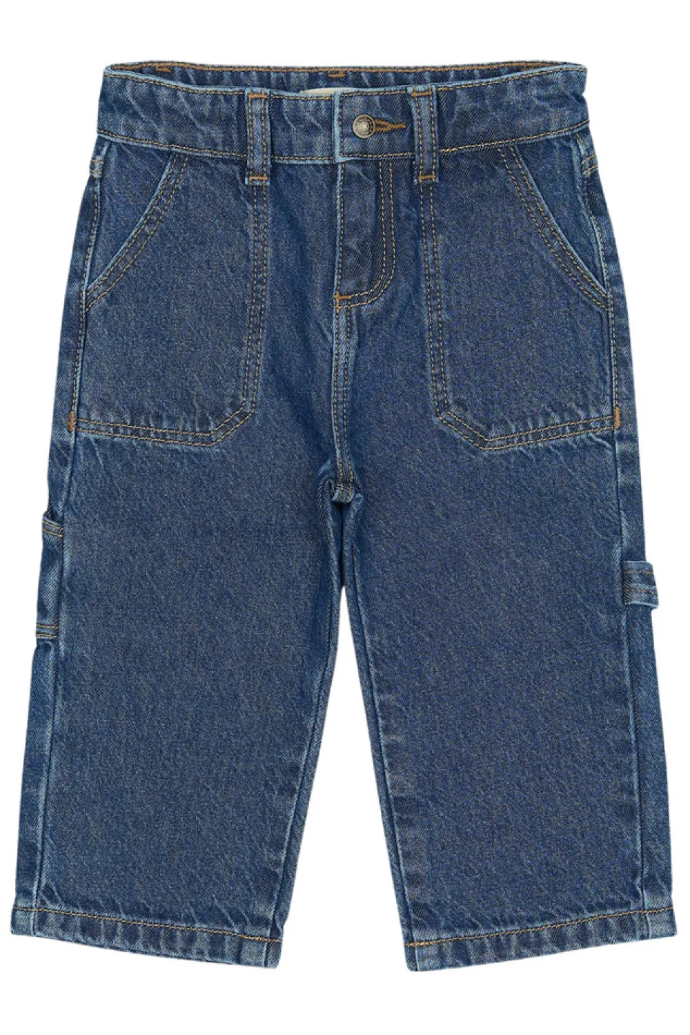 The New Siblings Parker Worker Jeans - BLUE DENIM- Bukser