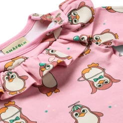 Småfolk Paula Red Heldragt - Lace- Heldragter U. Fod